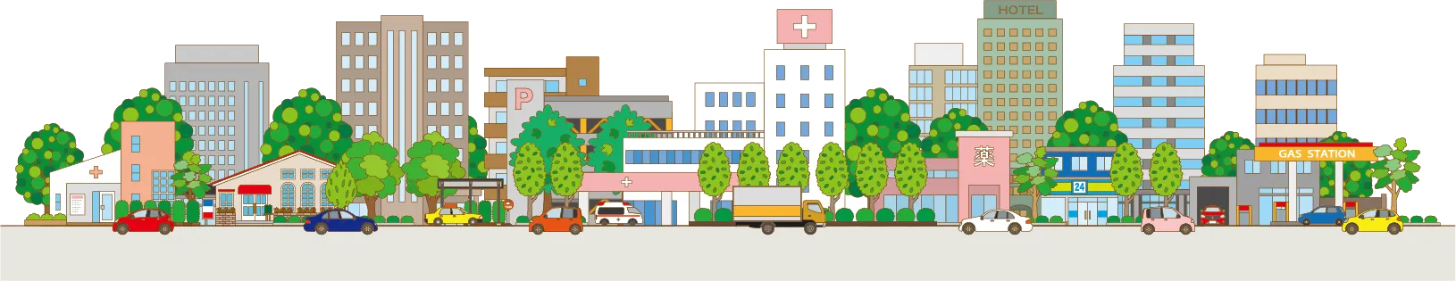 キッズクラブのヘッダーイラスト
